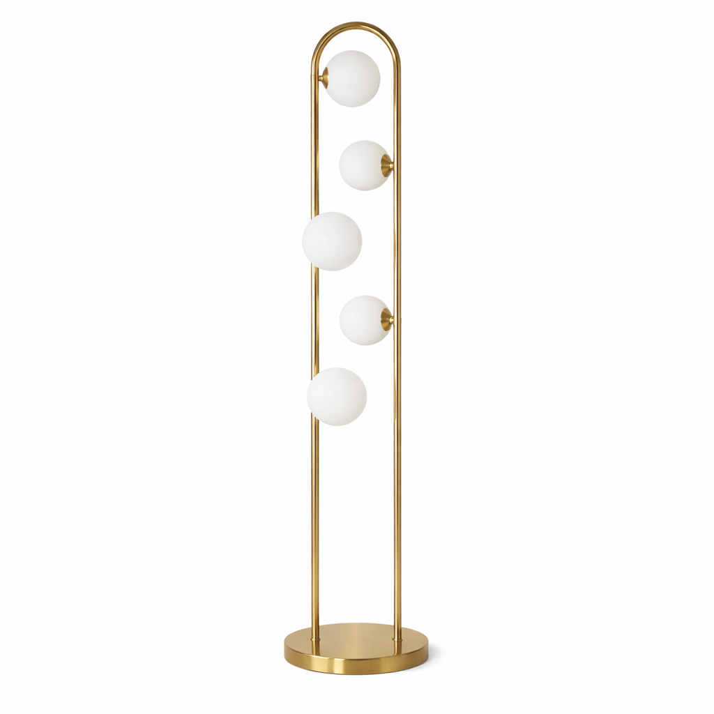 Artema Floor Lamp with WHITE from Ashcroft Furniture - Luna Furniture