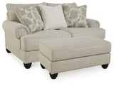 Asanti Loveseat and Ottoman from Ashley - Luna Furniture