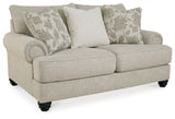 Asanti Loveseat and Ottoman from Ashley - Luna Furniture