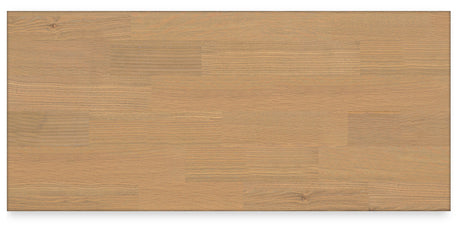 Ashbryn California King Panel Storage Bed with Mirrored Dresser, Chest and Nightstand in White/Natural from Ashley - Luna Furniture