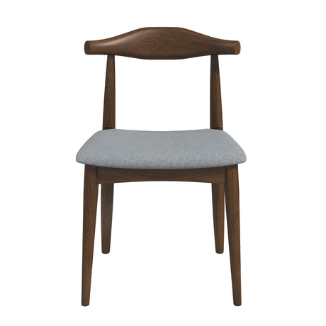 Destiny Dining Chairs (Set of 2) Grey Linen from Ashcroft Furniture - Luna Furniture