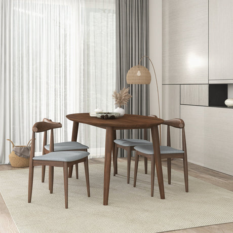 Destiny Dining Chairs (Set of 2) Grey Linen from Ashcroft Furniture - Luna Furniture