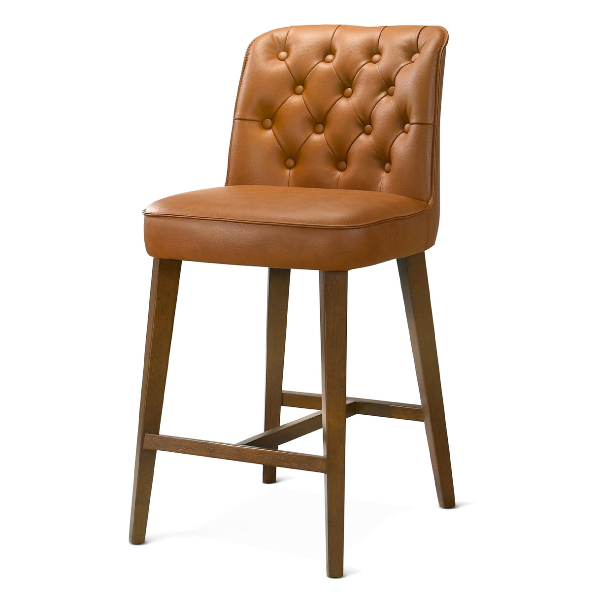 Peoria Cognac Modern Counter Stool from Ashcroft Furniture - Luna Furniture