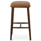 Jason Tan Vegan Leather Bar Stool from Ashcroft Furniture - Luna Furniture