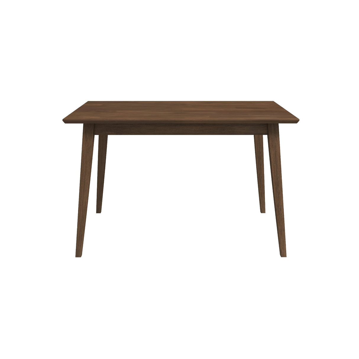 Levi Modern Style Solid Wood Rectangular Dining Kitchen Table Walnut / 47" from Ashcroft Furniture - Luna Furniture