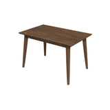 Levi Modern Style Solid Wood Rectangular Dining Kitchen Table Walnut / 47" from Ashcroft Furniture - Luna Furniture