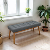 Delilah Fabric Bench from Midinmod - Luna Furniture