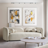 Donna Japandi Style Boucle Sofa Ivory from Ashcroft Furniture - Luna Furniture