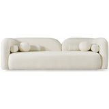Donna Japandi Style Boucle Sofa Ivory from Ashcroft Furniture - Luna Furniture