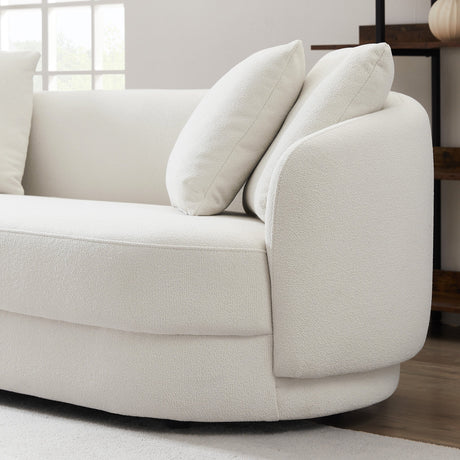 Dylan Beige Boucle Sofa from Ashcroft Furniture - Luna Furniture