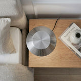 Elegance Rechargeable LED Table Lamp Brushed Nickel LED Touch Switch from Ashcroft Furniture - Luna Furniture