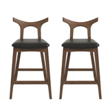 Hester Solid Wood Upholstered Square Bar Chair (Set Of 2) from Ashcroft Furniture - Luna Furniture