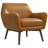 Panom Tan Leather Lounge Chair from Ashcroft Furniture - Luna Furniture