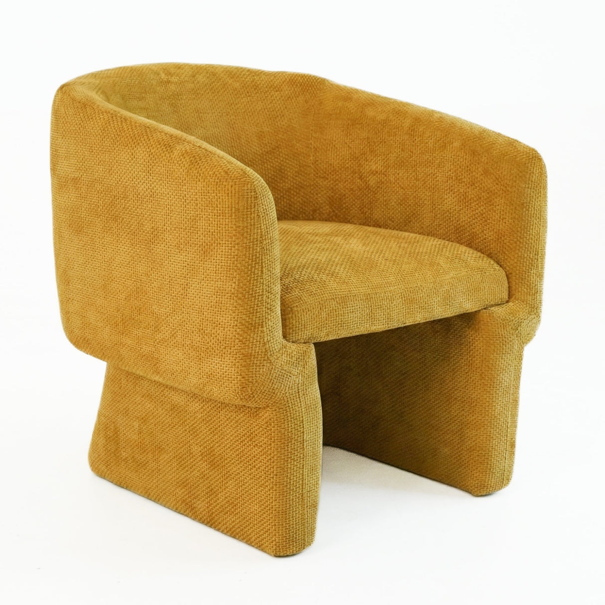 Wichita Gold Chenille Lounge Chair from Ashcroft Furniture - Luna Furniture
