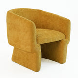 Wichita Gold Chenille Lounge Chair from Ashcroft Furniture - Luna Furniture