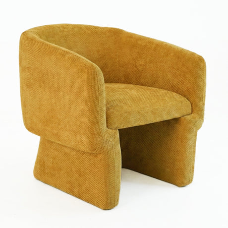 Wichita Gold Chenille Lounge Chair from Ashcroft Furniture - Luna Furniture