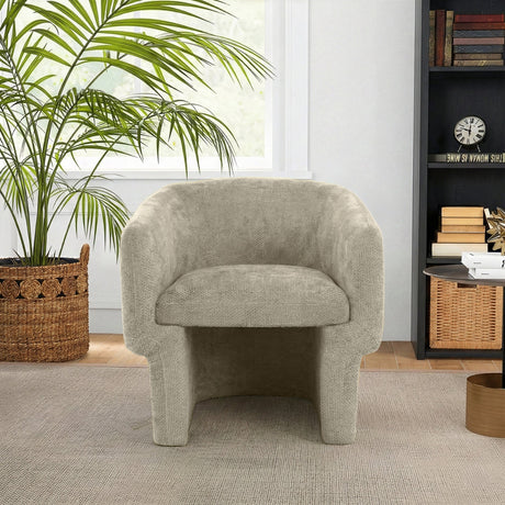 Wichita Light Brown Chenille Lounge Chair from Ashcroft Furniture - Luna Furniture
