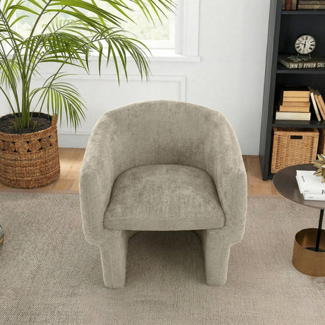 Wichita Light Brown Chenille Lounge Chair from Ashcroft Furniture - Luna Furniture