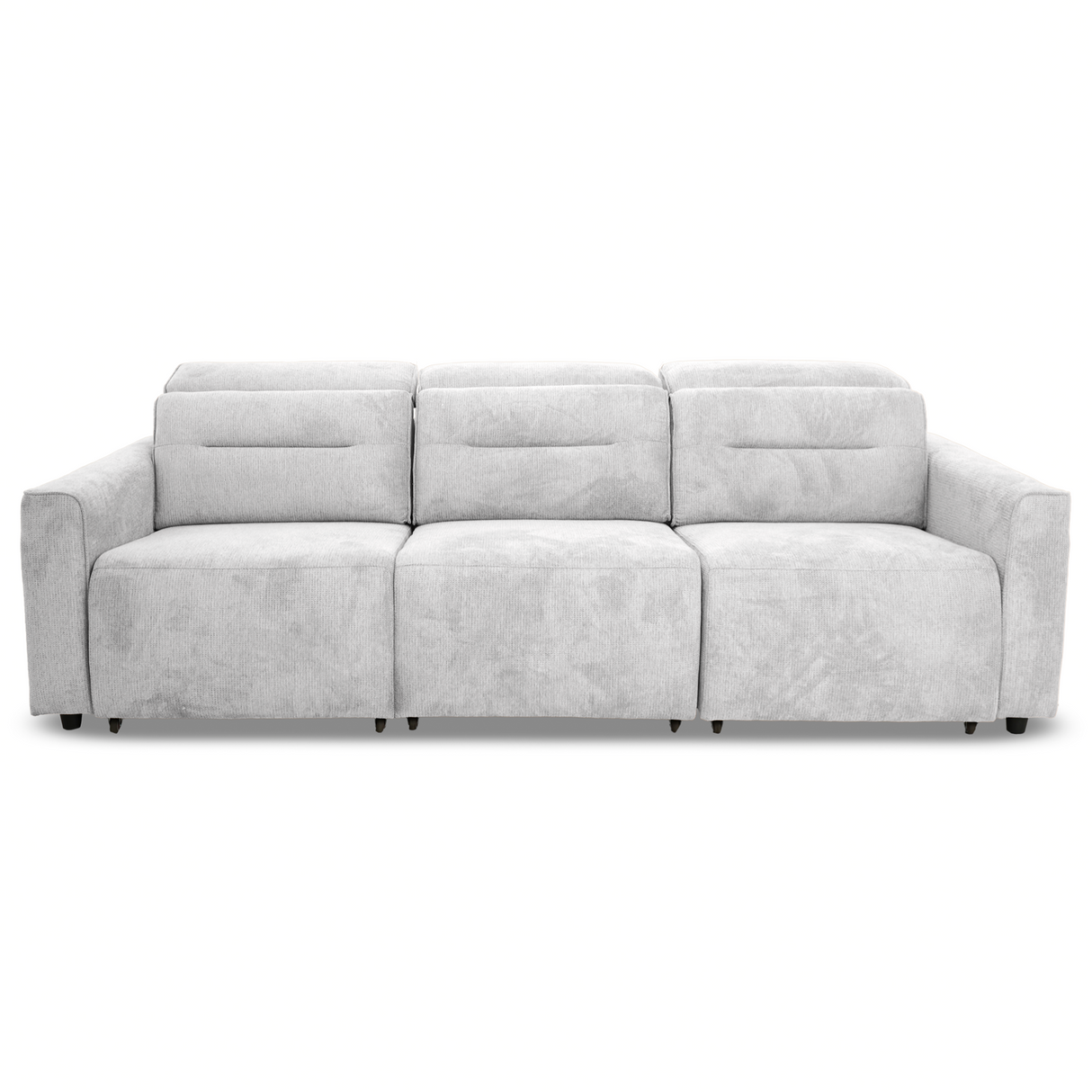 Falmouth Light Grey Fabric Power Slider Sofa from Ashcroft Furniture - Luna Furniture