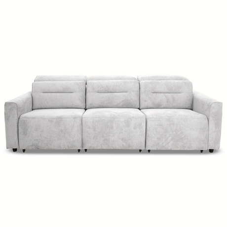 Falmouth Light Grey Fabric Power Slider Sofa from Ashcroft Furniture - Luna Furniture