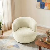 Thornton Sand Chenille Swivel Chair from Ashcroft Furniture - Luna Furniture