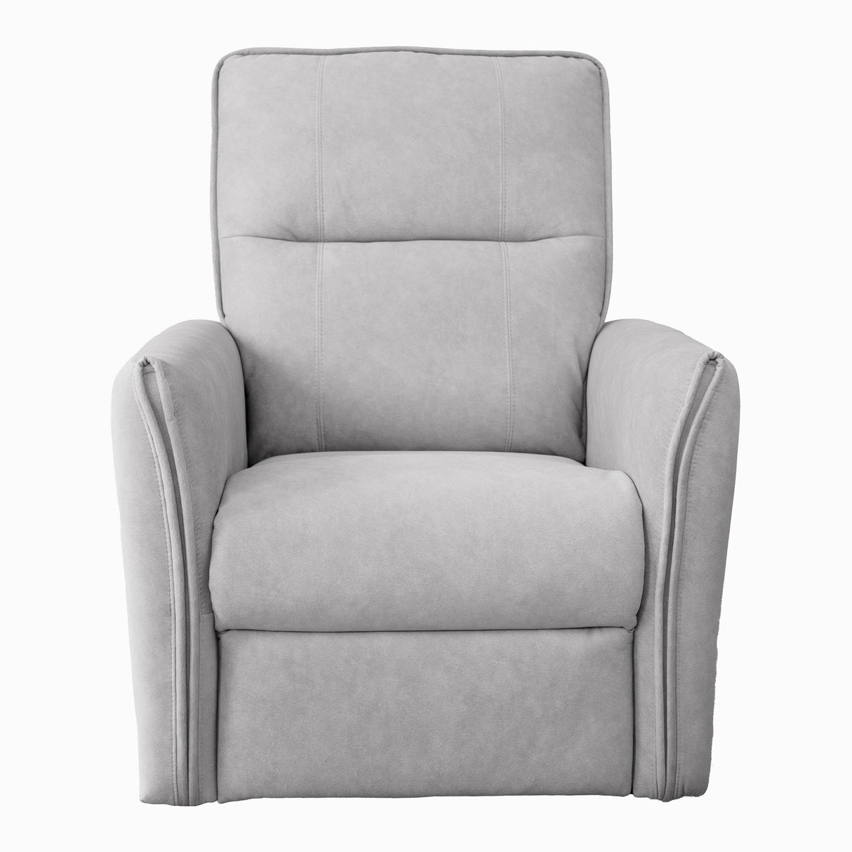 Asheville Grey Suede Recliner Chair from Ashcroft Furniture - Luna Furniture