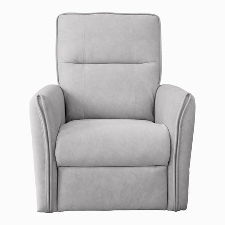 Asheville Grey Suede Recliner Chair from Ashcroft Furniture - Luna Furniture