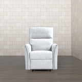 Asheville Grey Suede Recliner Chair from Ashcroft Furniture - Luna Furniture