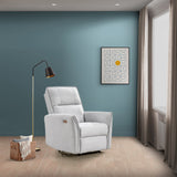 Asheville Grey Suede Recliner Chair from Ashcroft Furniture - Luna Furniture