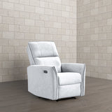 Asheville Grey Suede Recliner Chair from Ashcroft Furniture - Luna Furniture