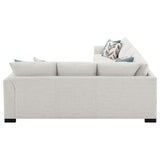 Ashford Greige Chenille Upholstered Sleeper Sectional Sofa from Coaster - Luna Furniture