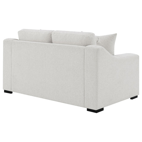 Ashlyn Sand 2-Piece Upholstered Track Arm Living Room Set from Coaster - Luna Furniture
