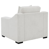 Ashlyn Sand Fabric Upholstered Track Arm Accent Chair from Coaster - Luna Furniture