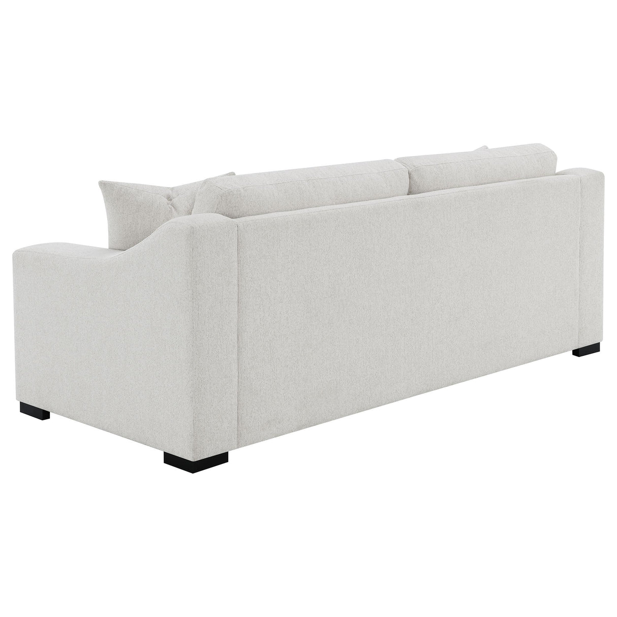 Ashlyn Sand Fabric Upholstered Track Arm Sofa from Coaster - Luna Furniture