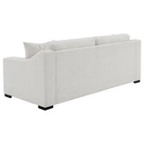 Ashlyn Sand Fabric Upholstered Track Arm Sofa from Coaster - Luna Furniture