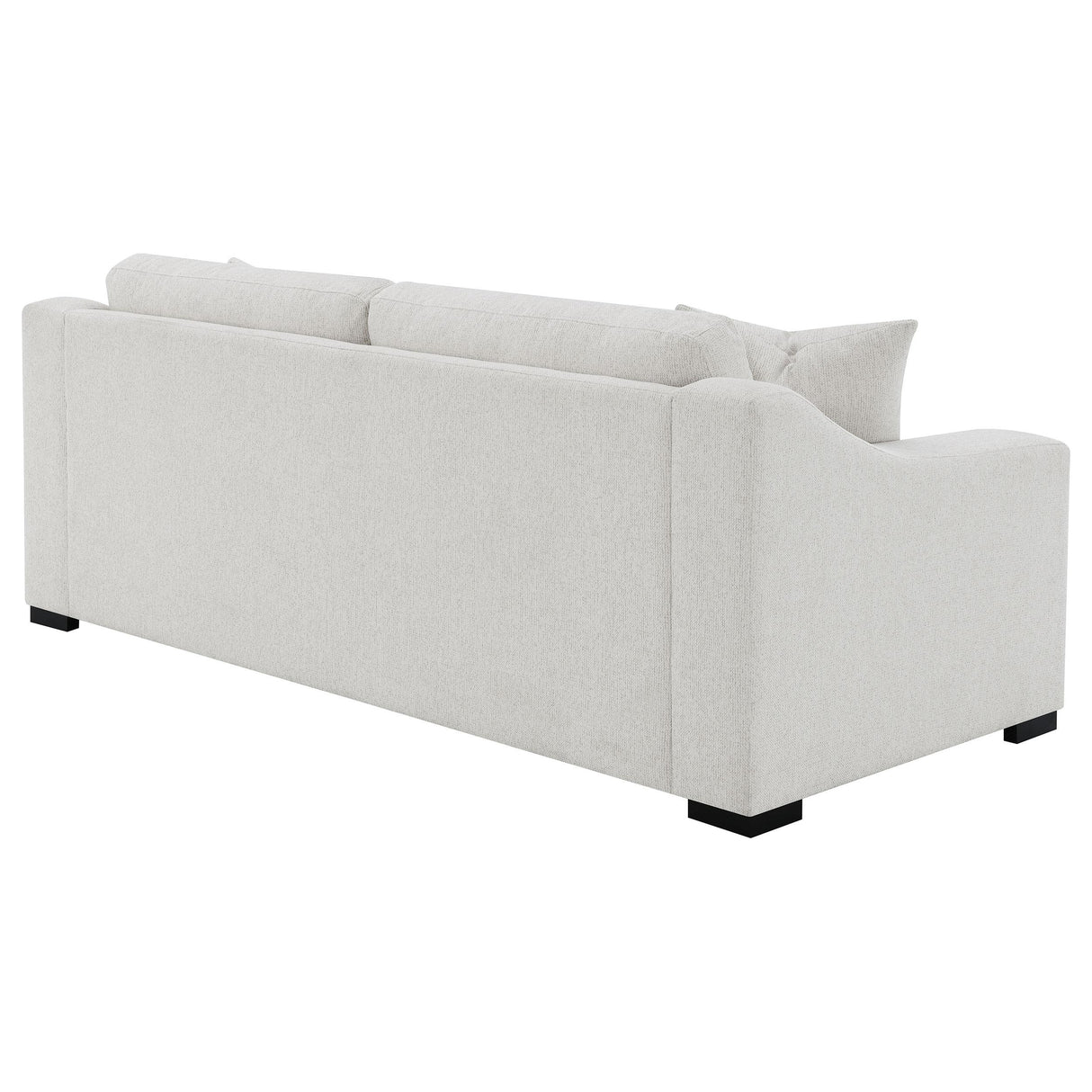 Ashlyn Sand Fabric Upholstered Track Arm Sofa from Coaster - Luna Furniture