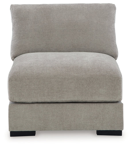 Aslan Court Pebble Armless Chair from Ashley - Luna Furniture