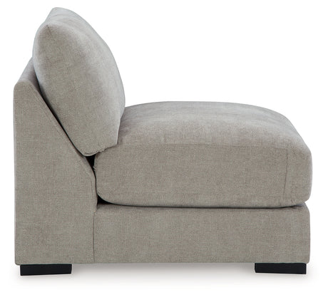 Aslan Court Pebble Armless Chair from Ashley - Luna Furniture