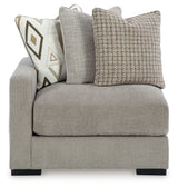 Aslan Court Pebble Left-Arm Facing Corner Chair from Ashley - Luna Furniture