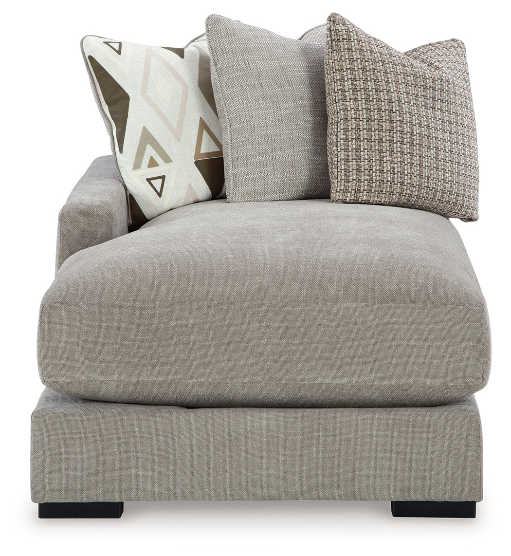 Aslan Court Pebble Left-Arm Facing Corner Chaise from Ashley - Luna Furniture