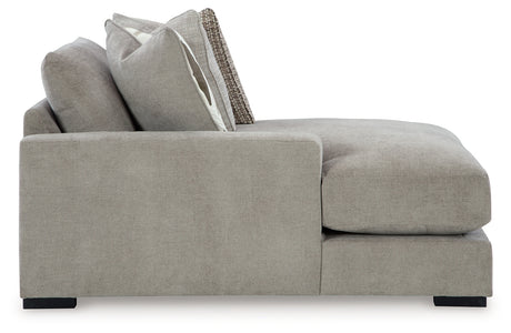 Aslan Court Pebble Left-Arm Facing Corner Chaise from Ashley - Luna Furniture