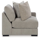 Aslan Court Pebble Right-Arm Facing Corner Chair from Ashley - Luna Furniture