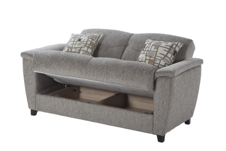 Aspen Aristo Light Brown Loveseat from Bellona - Luna Furniture