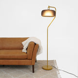 Astris Floor Lamp Black Sprayed and Gold from Ashcroft Furniture - Luna Furniture