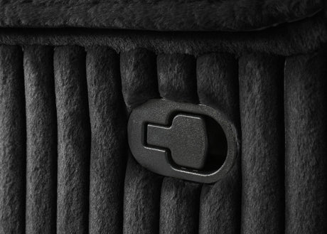 Atkinson Black Upholstered Reclining Sectional Sofa from Coaster - Luna Furniture