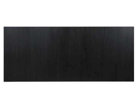 Aubrey Black Extendable Dining Table w/18-inch Leaf from Steve Silver - Luna Furniture