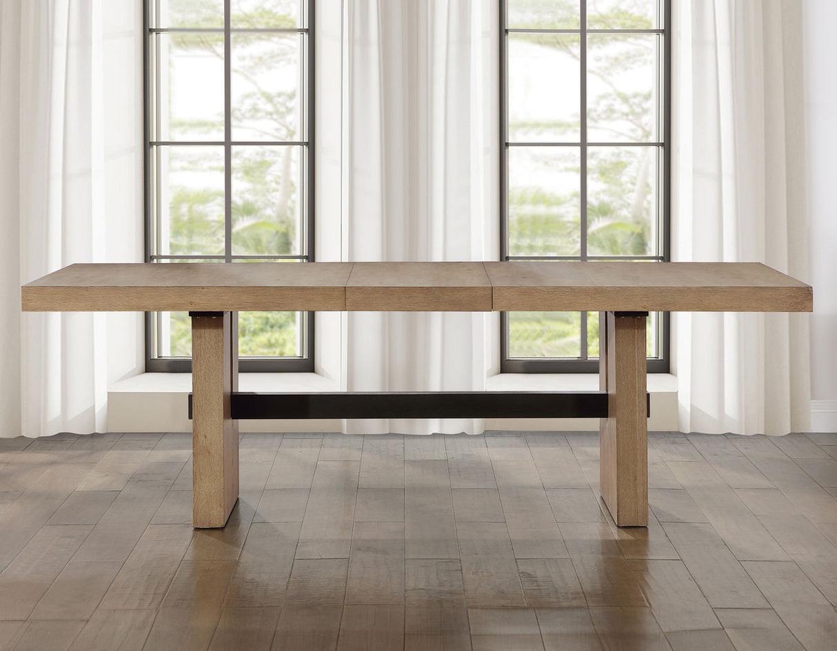 Aubrey Waxed Driftwood Extendable Dining Table from Steve Silver - Luna Furniture