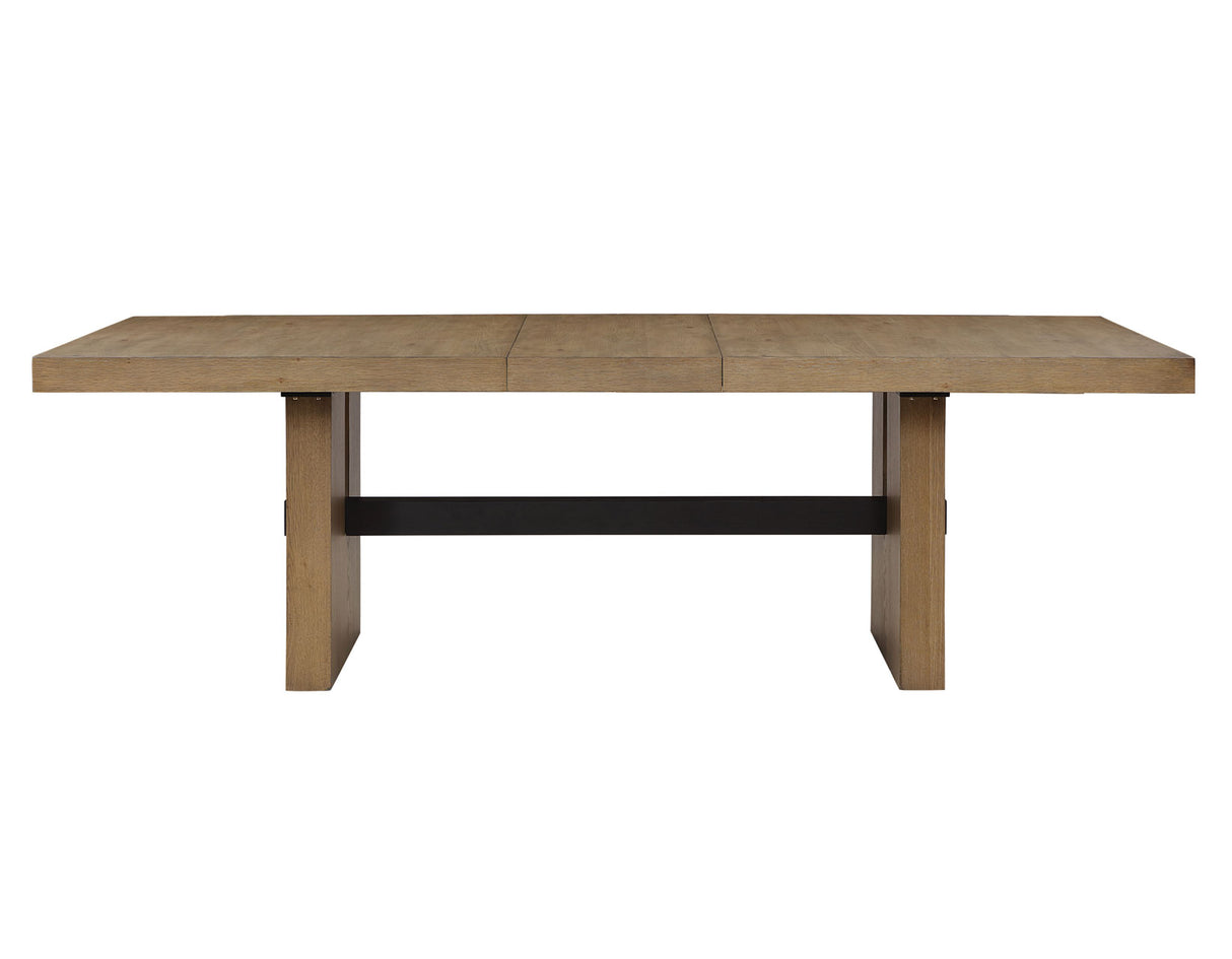 Aubrey Waxed Driftwood Extendable Dining Table from Steve Silver - Luna Furniture