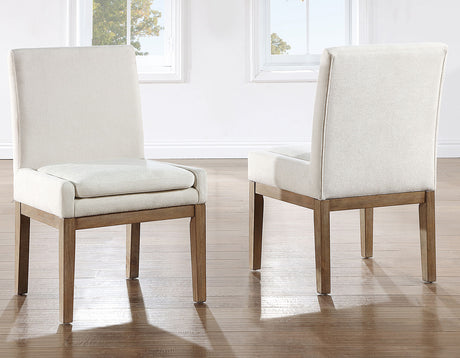 Aubrey Waxed Driftwood 7-Piece 78-96″ Dining Set from Steve Silver - Luna Furniture