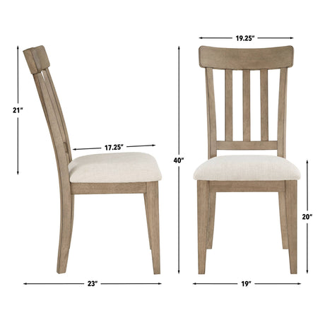 Napa Weathered Sand Dining Room Set from Steve Silver - Luna Furniture